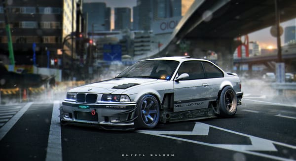 Обои BMW, ART, Khyzyl Saleem