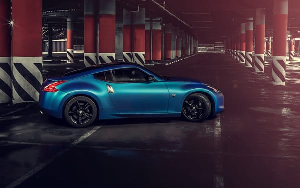 Обои nissan 370z, hq, car, синяя