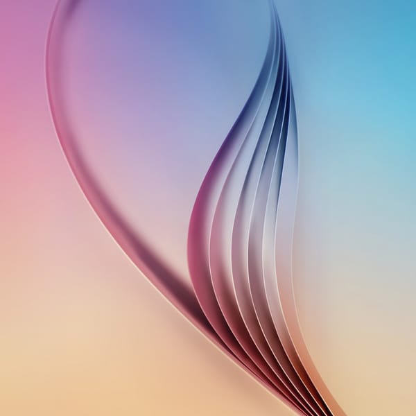 Обои Samsung, Galaxy S6, абстракции, 3D, Androi, линии, Stock