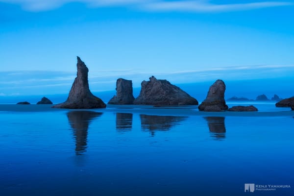 Обои Kenji Yamamura, вечереет, photographer, море, скалы