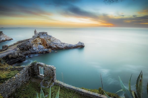 Обои Portovenere, город, море, Италия