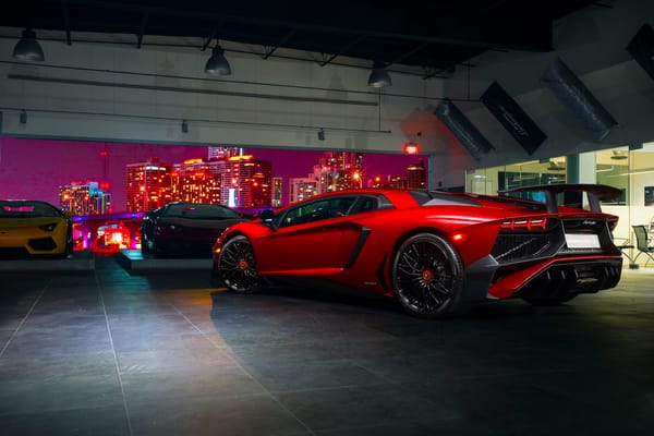 Обои Lamborghini, Imports, Red, LP 750-4, Rear, Supercar, Superveloce, Prestige, Aventador