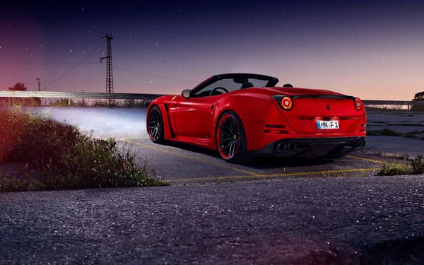 Обои Ferrari, Novitec Rosso, car, red, California T, N-Largo