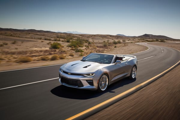 Обои Chevrolet, SS, car, Convertible, Camaro, в движении