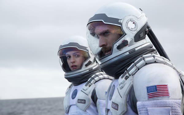 Обои Interstellar, Wes Bentley, Интерстеллар, Кристофер Нолан, астронавты, Anne Hathaway, Уэс Бентли, Энн Хэтэуэй, Christopher Nolan, космос, скафандр