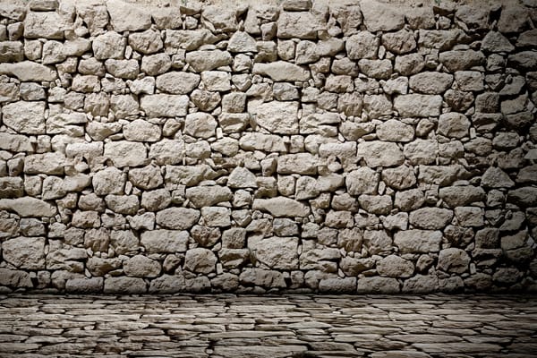Обои wall, stones, light