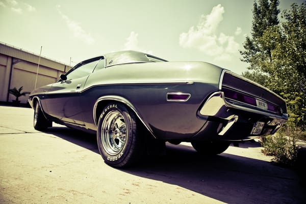 Обои photographer, oldtimer, Challenger, Dodge, markus spiske, muscle car, photo