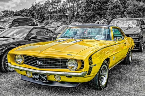 Обои 1969, мускул кар, Chevrolet Camaro, 350SS