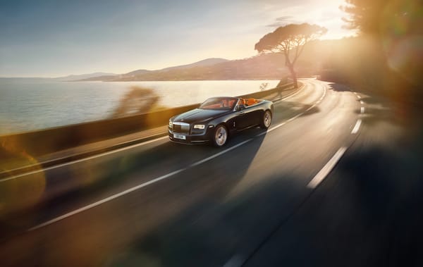 Обои Rolls-Royce Dawn, дорога, car, кабриолет