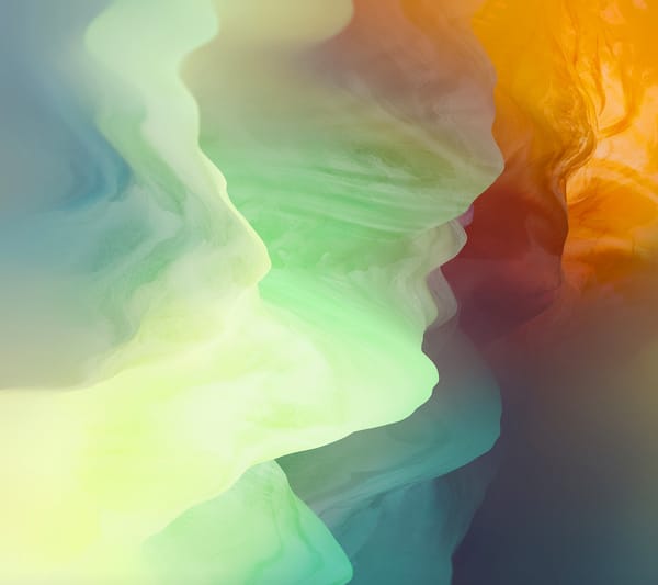 Обои OnePlus, Astraction, Two, Colors, Line, Android
