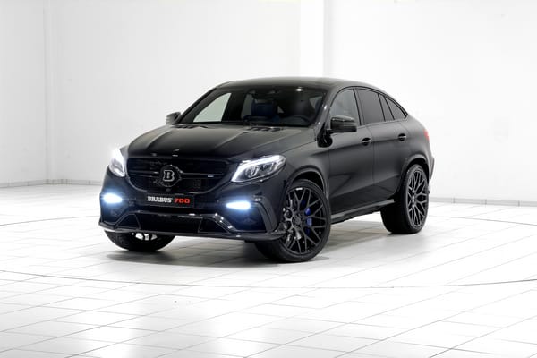 Обои Brabus, внедорожник, GLE-Class, черный, брабус, C292, Mercedes-Benz, мерседес