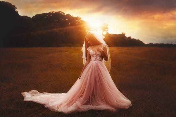 Обои невеста, TJ Drysdale, солнце