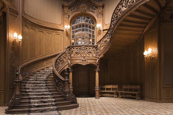 Обои staircase, wood, decoration, design