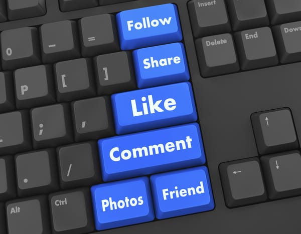 Обои social networking, keyboard, internet