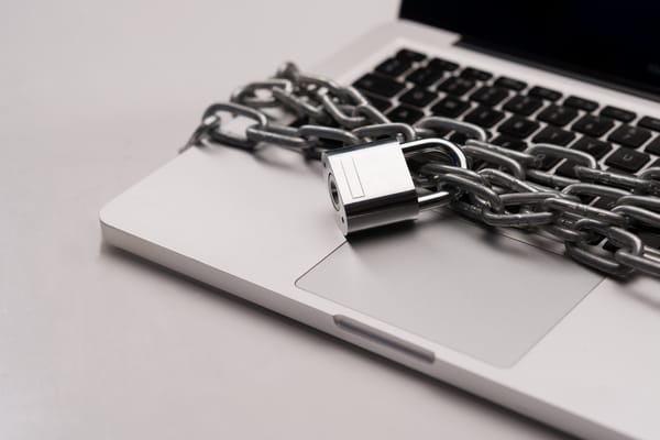 Обои padlock, computer security, chain