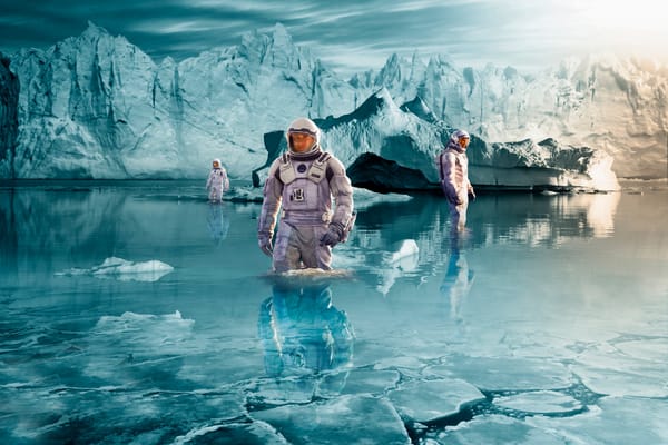 Обои Interstellar, астронавты, по мотивам фильма, арт