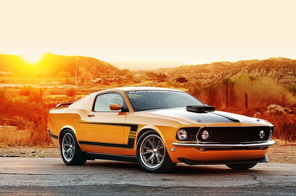 Обои 1969, мустанг, форд, Mustang, Retrobuilt, Ford, Fastback