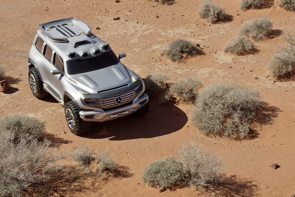 Обои Песок, Внедорожник, Мерс, Пустыня, Концепт, Force, Ener-g, Mercedes Benz