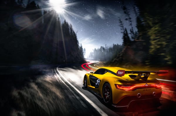 Обои Renault Sport, трасса, скорость