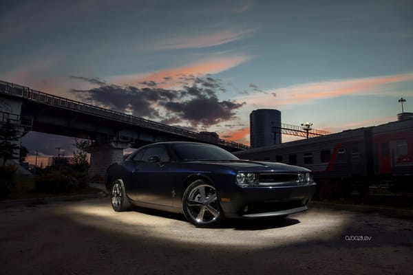 Обои Александр Базилев, photography, Dodge, фотограф, Alexander Bazilev, облака, Alex Bazilev, машина, auto, photographer
