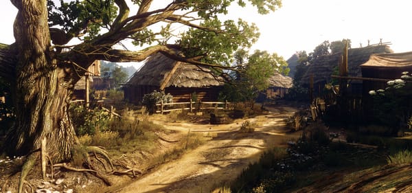 Обои Little Village, Witcher-3, деревня