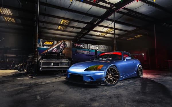 Обои honda s2000, tuning, garage, car
