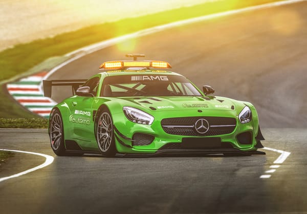 Обои mercedes, amg, hugo silva, green, tuning, gt, safety car