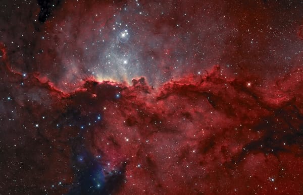 Обои NGC 6188, Жертвенник, эмиссионная туманность, в созвездии