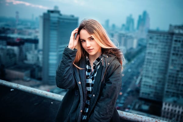 Обои Beauty, Ivan Gorokhov, Moscow, City, девушка, Maryana Ro, город