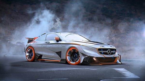 Обои Mercedes-Benz, Silver, Tuning, S63, by Khyzyl Saleem, Future, Car, AMG
