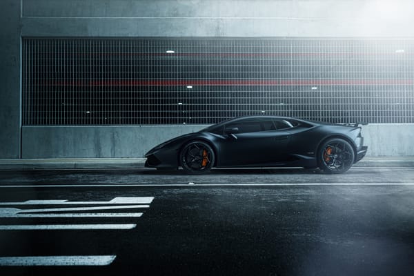 Обои Lamborghini Huracan, hq, William Stern, street, black, car