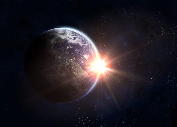 Обои planet, galaxy, Planet Earth, light