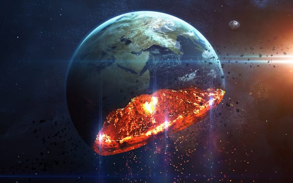 Обои planet, disintegration, destruction, sci fi