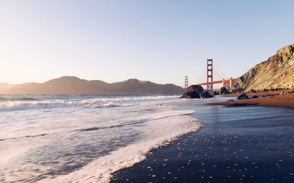 Обои Мост, Сан-Франциско, San Francisco, Golden Gate Bridge, San Francisco Bay, Золотые Ворота, California, США