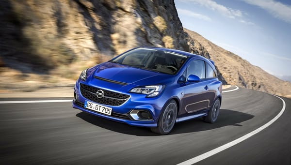 Обои дорога, в движении, Opel Corsa OPC, Опель Корса ОПЦ, 2016