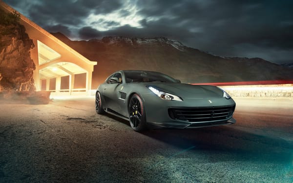 Обои Феррари, 2017, Ferrari GTC4 Lusso, тюнинг, суперкар, Ferrari, Novitec Rosso
