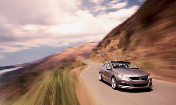 Обои автомобиль, Фольксваген, машина, дорога, горы, скорость, Volkswagen, VW CC Gold Coast Edition