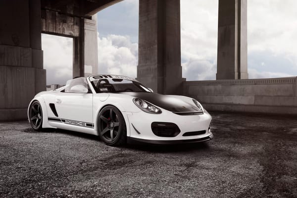 Обои porsche boxster spyder, forgestar wheels, авто, порше, 1013mm
