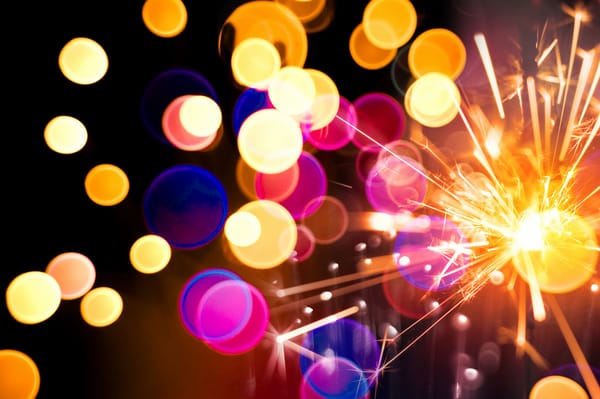 Обои merry christmas, colorful lights, bokeh, новый год, texture, new year