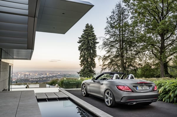 Обои серый, кабриолет, mercedes benz slc300