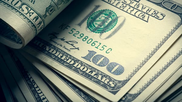 Обои Купюра 100 долларов США