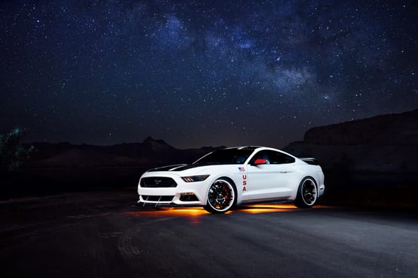 Обои звезды, ночь, ford mustang apollo edition, форд мустанг, форд