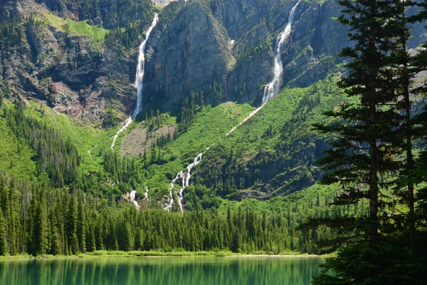 Обои avalanche lake, глейшер, монтана, montana, glacier national park, озеро