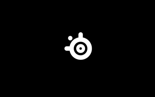Обои logo, minimalism, steelseries, логотип, ss, gaming gear, pro gaming