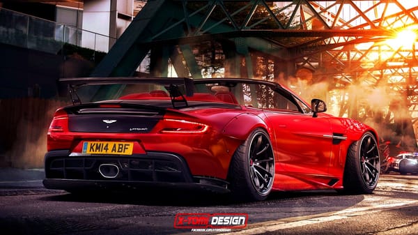 Обои спорткар, тюнинг, Aston Martin Vanquish Volante