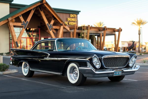 Обои Chrysler, классика, 1961, Автомобиль, Черный