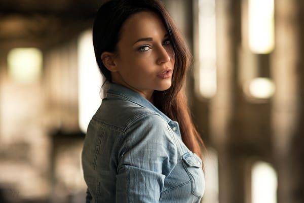 Обои девушка, Ангелина Петрова, портрет, взгляд, модель, Stephan Hainzl, Angelina Petrova