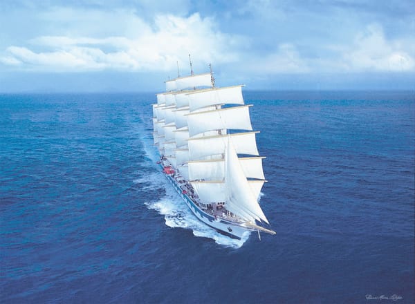 Обои парусник, корабль, royal clipper, море