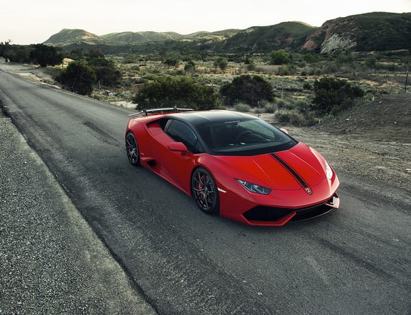 Обои Lamborghini, Ламборгини, дорога, суперкар