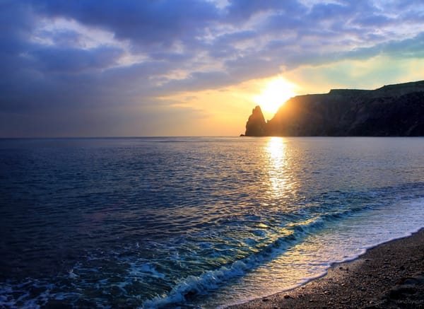Обои черное море, фиолент, крым